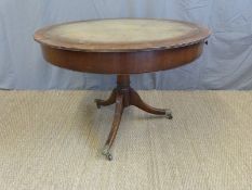 A reproduction drum table (D104 x H78cm)