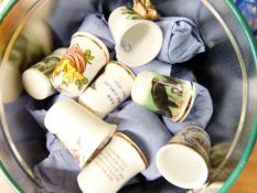 Wade Whimsies including Disney, golly figures, Nao, thimbles,