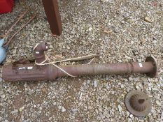 A Victorian cast iron water pump