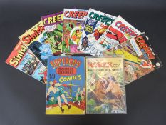 A quantity of comics to include Superboy Double Double comics number 134 Dec 1966,