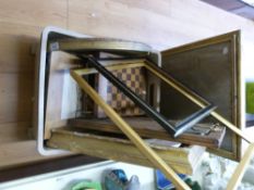 A quantity of 19thC John Leech and 19thC and late gilt frame military prints, Christie's catalogues,