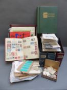 A collection of stamps including first day covers,
