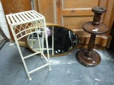 An oak smokers stand,