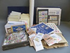 A quantity of GB cylinder blocks, gutter pairs etc (still in envelopes) together with PHQ cards,