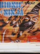 A quantity of French cinema posters to include, 'Karate Tiger', 'Goodbye Bruce Lee', 'Bionic Ninja',