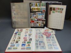 A large quantity of empty albums together with various albums of GB and Channel Island stamps