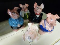 A set of Nat West pigs