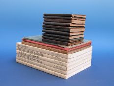 A collection of the works of Rudyard Kipling from the Little Leather Library and the Indian Railway