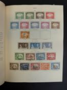 A Stanley Gibbons King George Vl Red Crown Stamp Album.