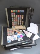 A collection of Commonwealth and foreign stamps on loose album pages