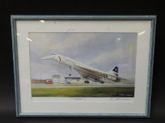 Terry Harrison signed print 