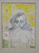 John Doubleday pencil sketch with watercolour and gouache colouring 17.