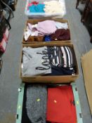 Over one hundred items of clothing consisting of knitwear including H&M and New Look labels etc in