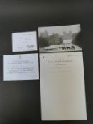 Royal ephemera including an invitation to a dance at Buckingham Palace 21st December 1982 with ER
