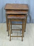 A nest of three tables,