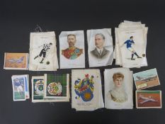 BDV cigarettes silks, Kings and Queens, tartans and league colours,