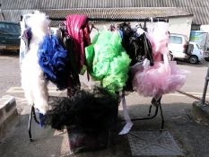 Approximately twenty items of clothing consisting of long dresses,