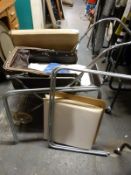 A vintage Silver Cross pram and retro cot