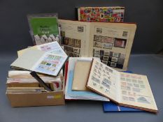 A box of GB, Commonwealth and foreign stamps in stockbooks,