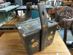 A Scandinavian wooden trug