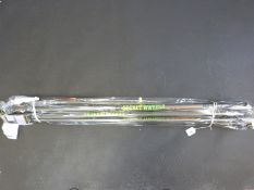 Eleven 6m and 4m elasticated tele whips in plastic covers