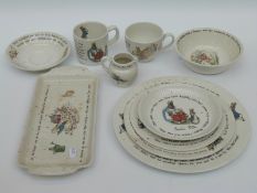 A quantity of Wedgwood Peter Rabbit ceramics