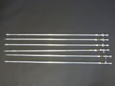 Six Dinsmore extendable bank sticks