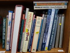 Approximately 20 military books mainly Waterloo Napoleonic wars,