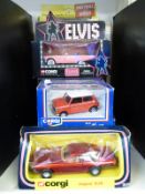Sixteen Corgi diecast model vehicles and vehicle sets including Only Fools and Horses,