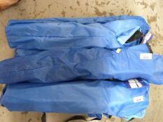 Seven fold out travelling chairs