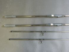 A pair of PUGT specialist carbon fibre pike rods