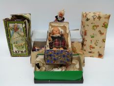 A collection of various dolls of the world, some in original boxes.