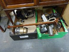 Nine petrol engines for model boats or use as outboards