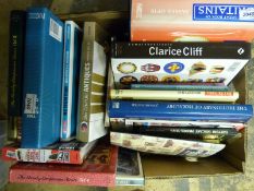 Approximately 20 books relating to collecting including Britains lead figures, Clarice Cliff,