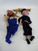 A boxed Barnsbury Puppet 'Jacko' and boxed Pelham Puppet 'Sailor'
