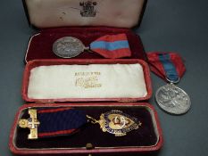 Two Imperial Service Medals,