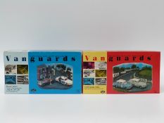 Two Vanguards diecast diorama models Rover 2000 Renfrew & Bute Constabulary Jaguar XK120 and Ford
