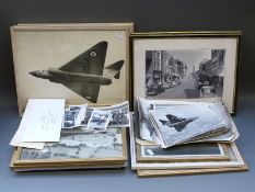 A quantity of Gloucester Aircraft Company interest framed photographs etc