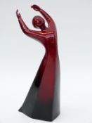 Royal Doulton prototype flambe figure Awakening