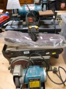 A belt and disk sander,