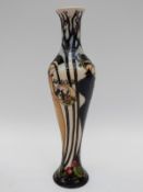 Moorcroft vase in Style of the Season pattern by Kerry Goodwin (31cm tall)