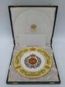 Spode limited edition Gloucestershire Regiment plate,