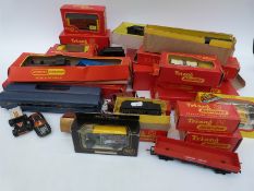 A collection of Hornby and Tri-ang 00 gauge locomotives, carriages, wagons and accessories,