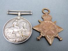 A pair of WWI Naval medals awarded to 281023 C. Paul Sto. 1. R. N.