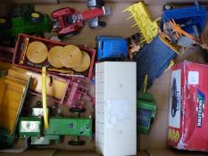 Over 10 Britains and similar diecast model agricultural vehicles