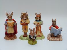 Royal Doulton Bunnykins figures International Collectors Club Tutankhamun, Ankhesenamun,