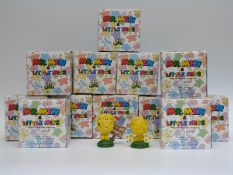 Ten Royal Doulton Mr Men and Little Miss figures by Roger Hargreaves,