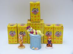 Six Harry James Top Cat figures in boxes