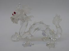 A limited edition Swarovski dragon