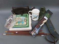 A WWI brass marching compass by Aston & Mander Ltd, London, retailed by Hugh Rees Ltd,